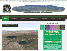 Tablet Screenshot of latiumvolcano.it